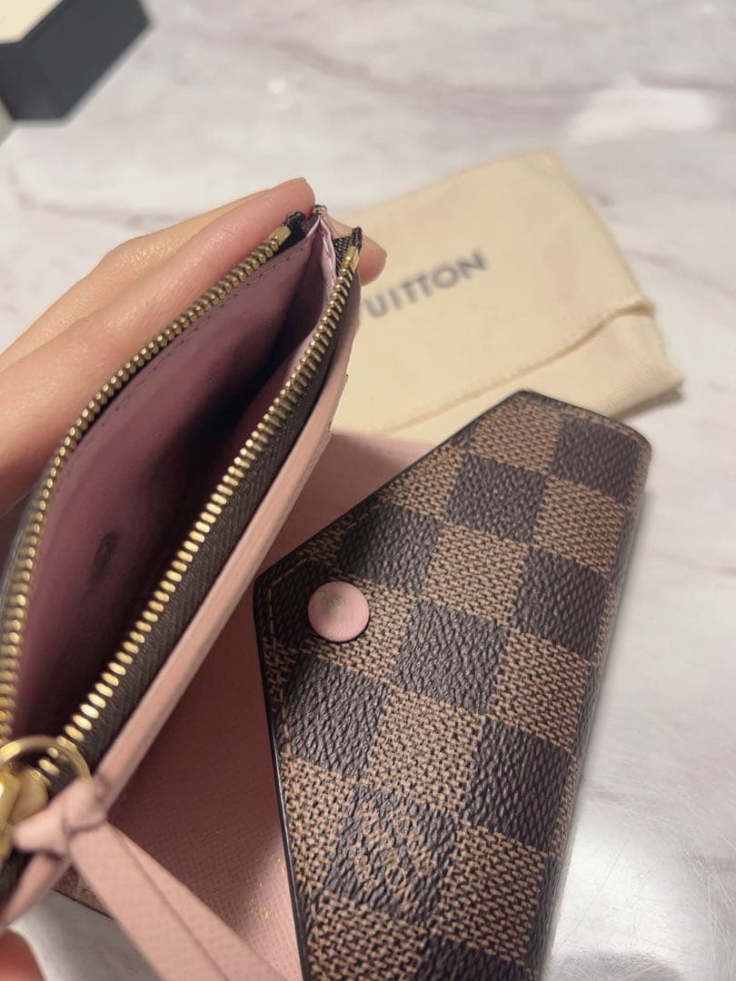 LOUIS VUITTON ダミエ 三つ折り財布