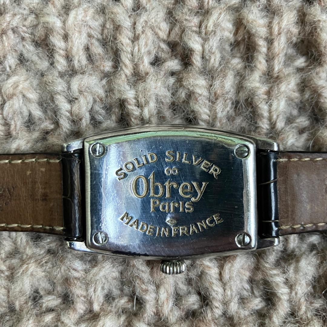 専用　2つセット　オブレイ　メンズ　時計　シルバー　 純正　Obrey 　銀無垢