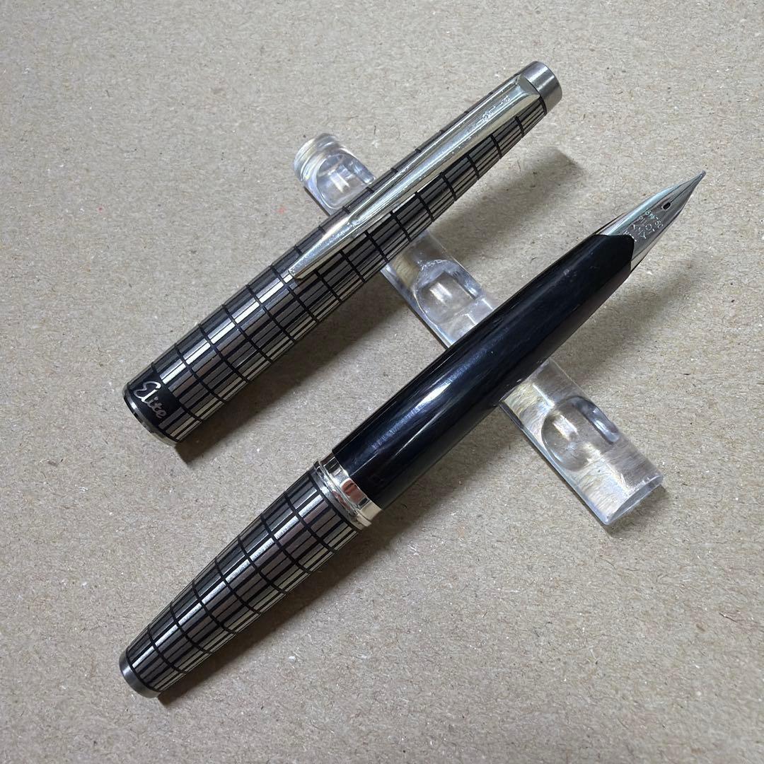 廃盤 パイロット Elite エリート 格子 万年筆 18K 750 M 蝕刻 - メルカリ