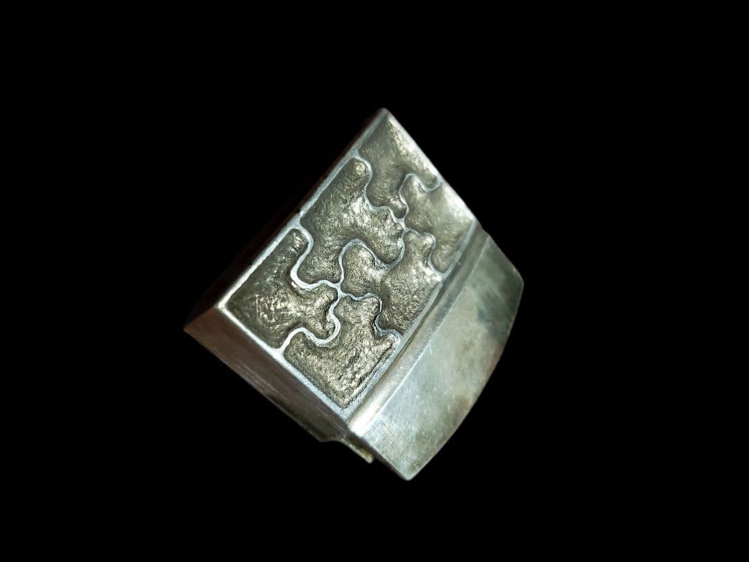 大size　銀着せ一重岩石ハバキ　美品