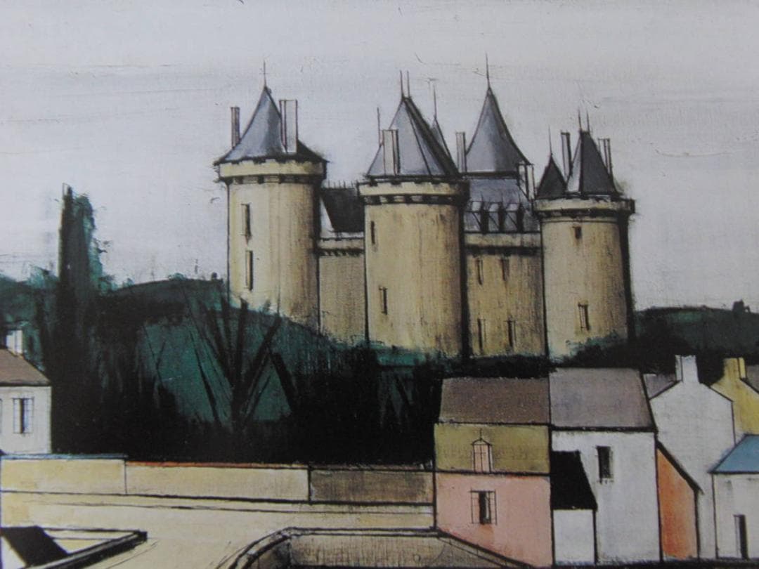 ベルナール・ビュッフェ「Combourg-Chateaubriand」