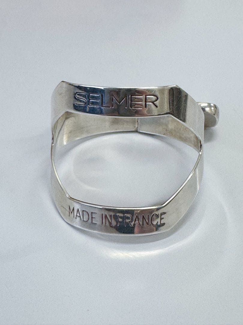 セルマー　テナーサックス用　リガチャー　銀メッキ