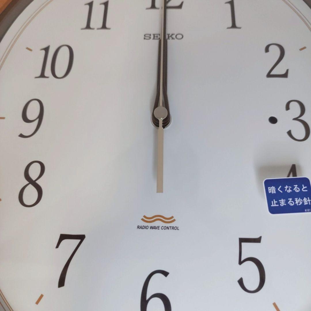 SEIKO電波掛け時計 PH203B 木製振り子 高級アルダー材 正確無比