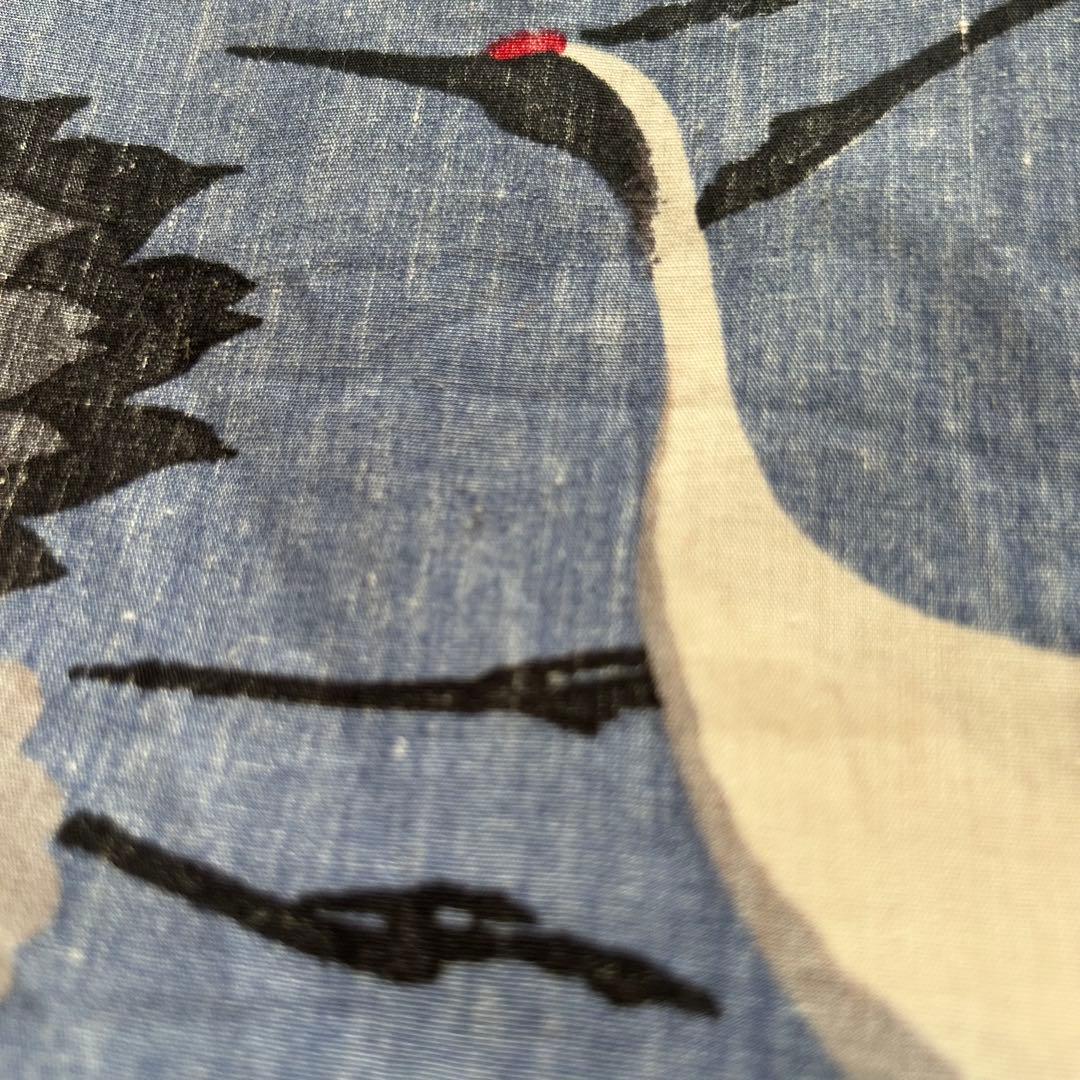 撫松庵高級鶴柄浴衣