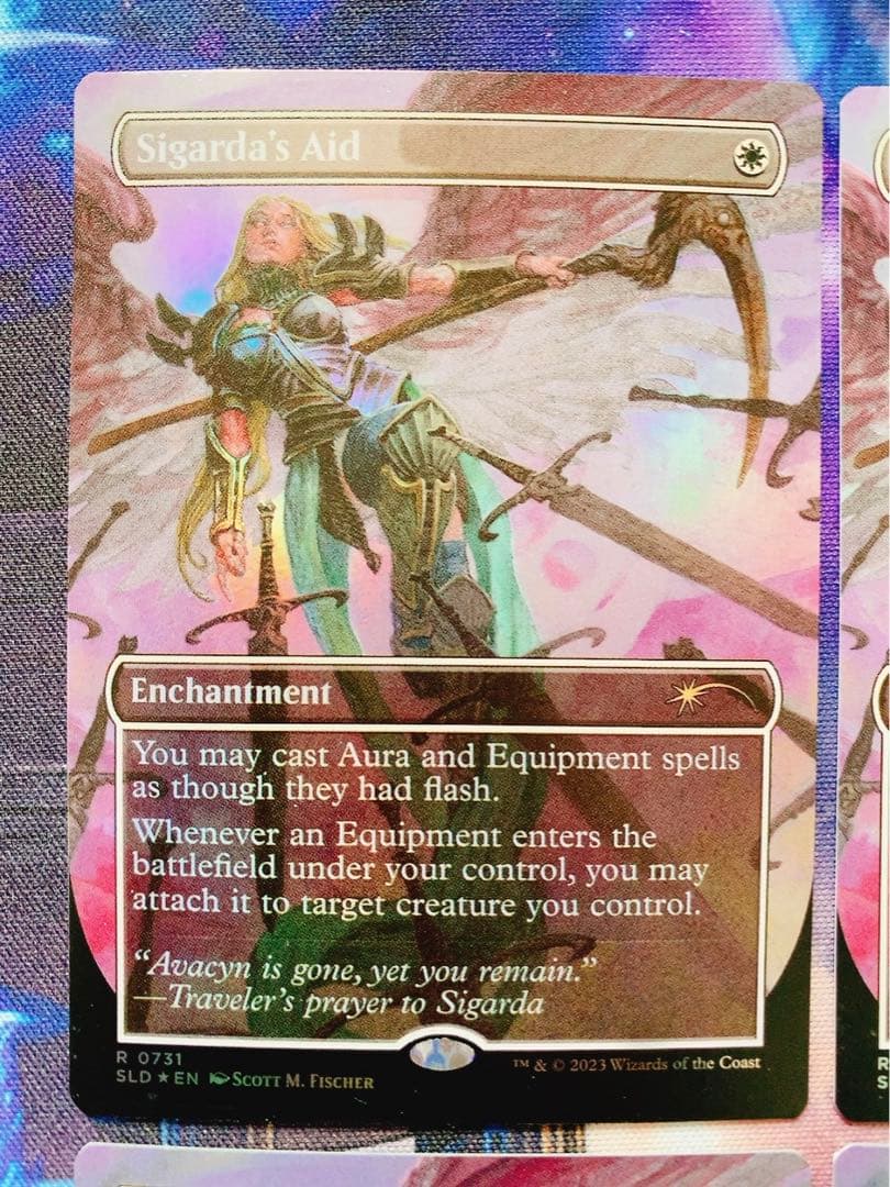 MTG シガルダの助け/Sigarda's Aid SLD foil 4枚セット