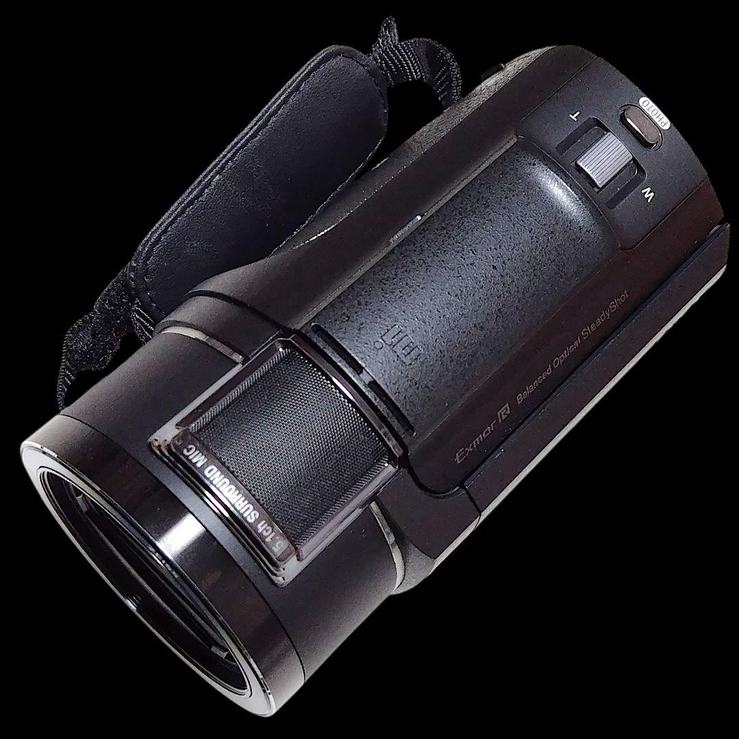 【美品】SONY ソニー 高性能 4Kビデオカメラ FDR-AX45A ブラック