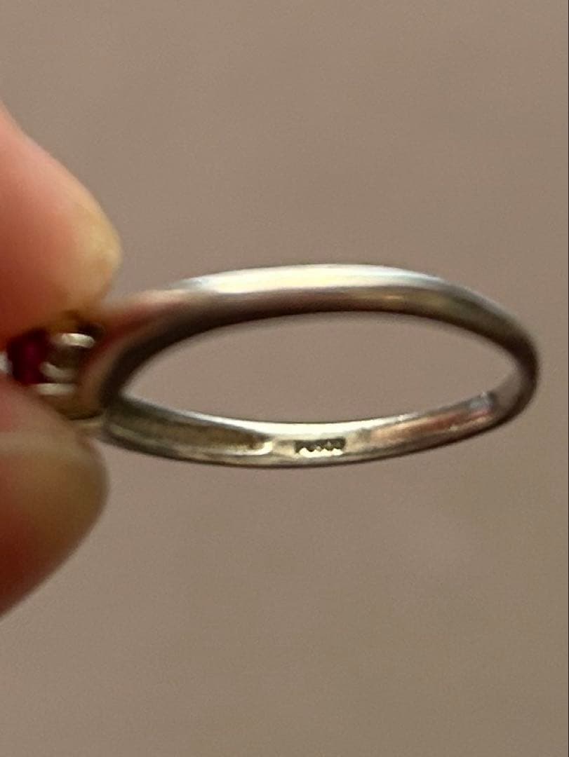 ゆ*ー様 ルビー&ダイヤモンドリング 10号