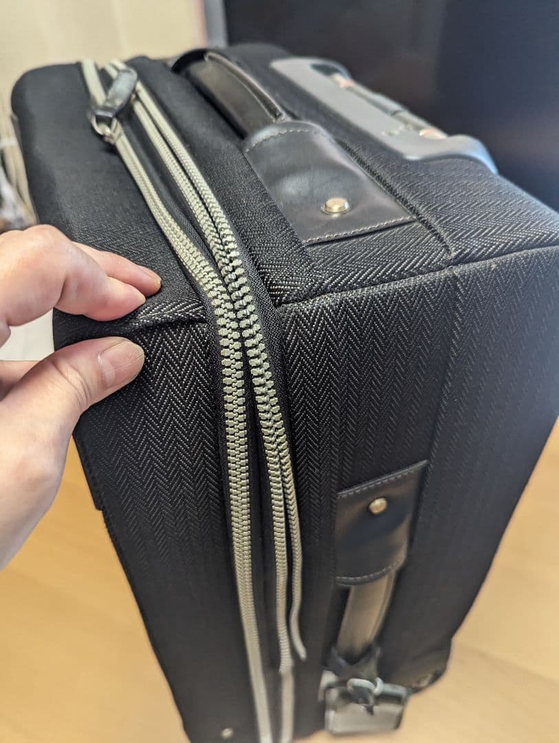 Paul Smith ヘリンボーン キャリーケース ビジネスバック ACE社製