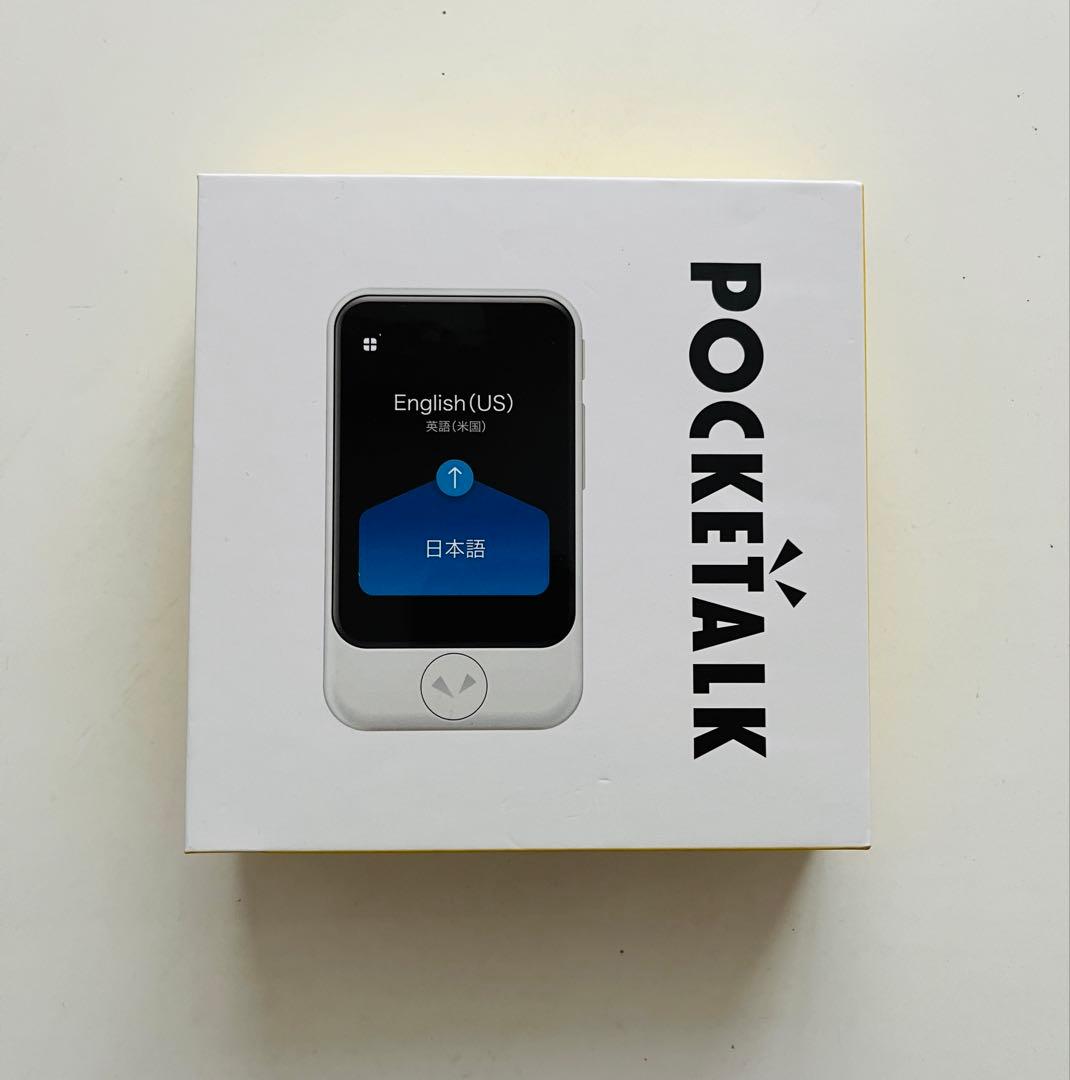 POCKETALK S 黒 内蔵SIM2027年10月まで ポケト ク ポケトーク (ポケトーク)