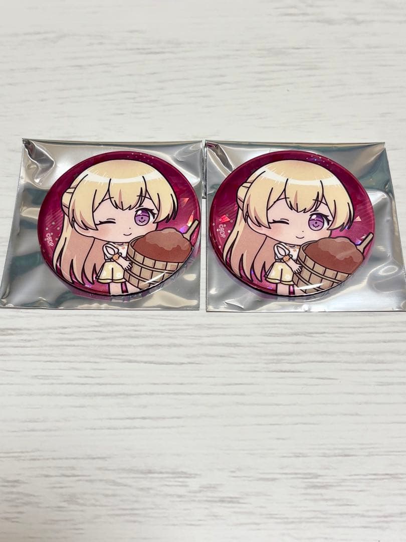 BanG Dream! むぎゅみにトレーディングホログラム缶バッジ 白鷺千聖2