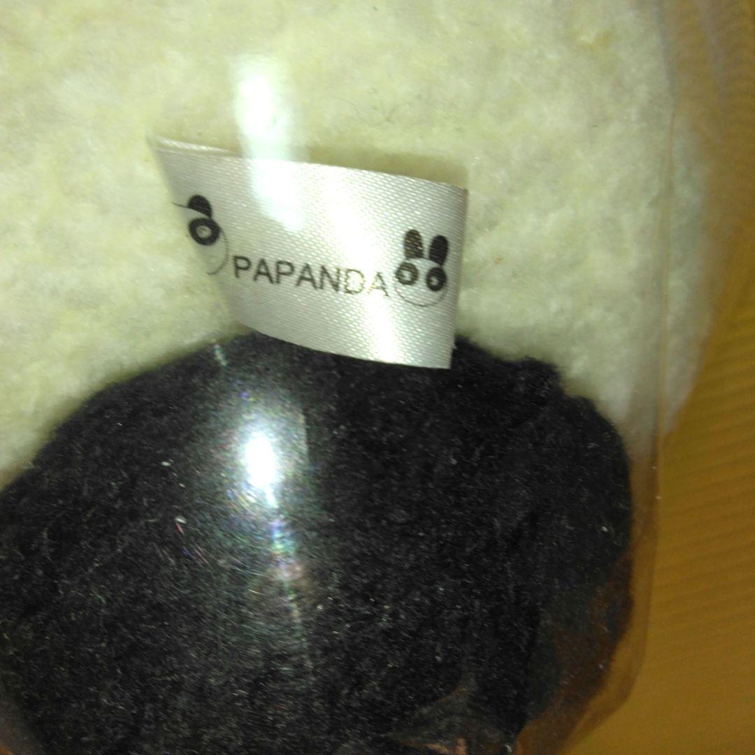 パパンダ　PAPANDA大きなぬいぐるみ　激レア品　レトロ　変な顔のパンダ