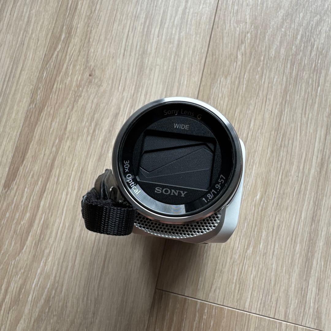 優*里様 SONY HDR-CX680 ホワイト ビデオカメラ 本体