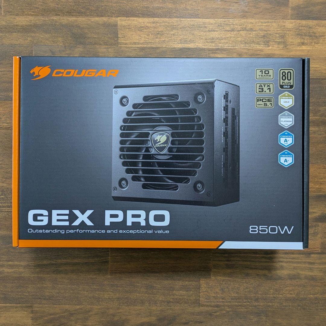COUGAR GEX PRO 850W PC 電源ユニット PC電源 GEX PRO 850 CGR GEXP-850 [850W /ATX /80PLUS Gold] COUGAR
