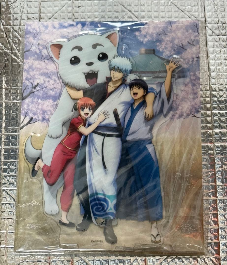 銀魂 万事屋 坂田銀時 神楽 志村新八 定春 アクリルスタンド