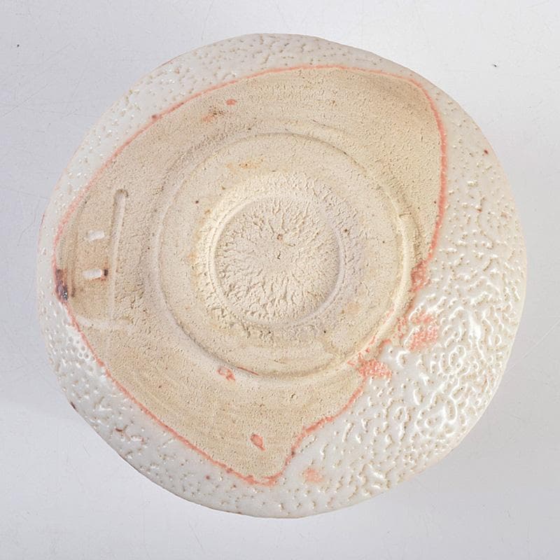 茶道具 人間国宝 荒川豊蔵作 絵志野 茶碗 銘二人静 鵬雲斎極め箱