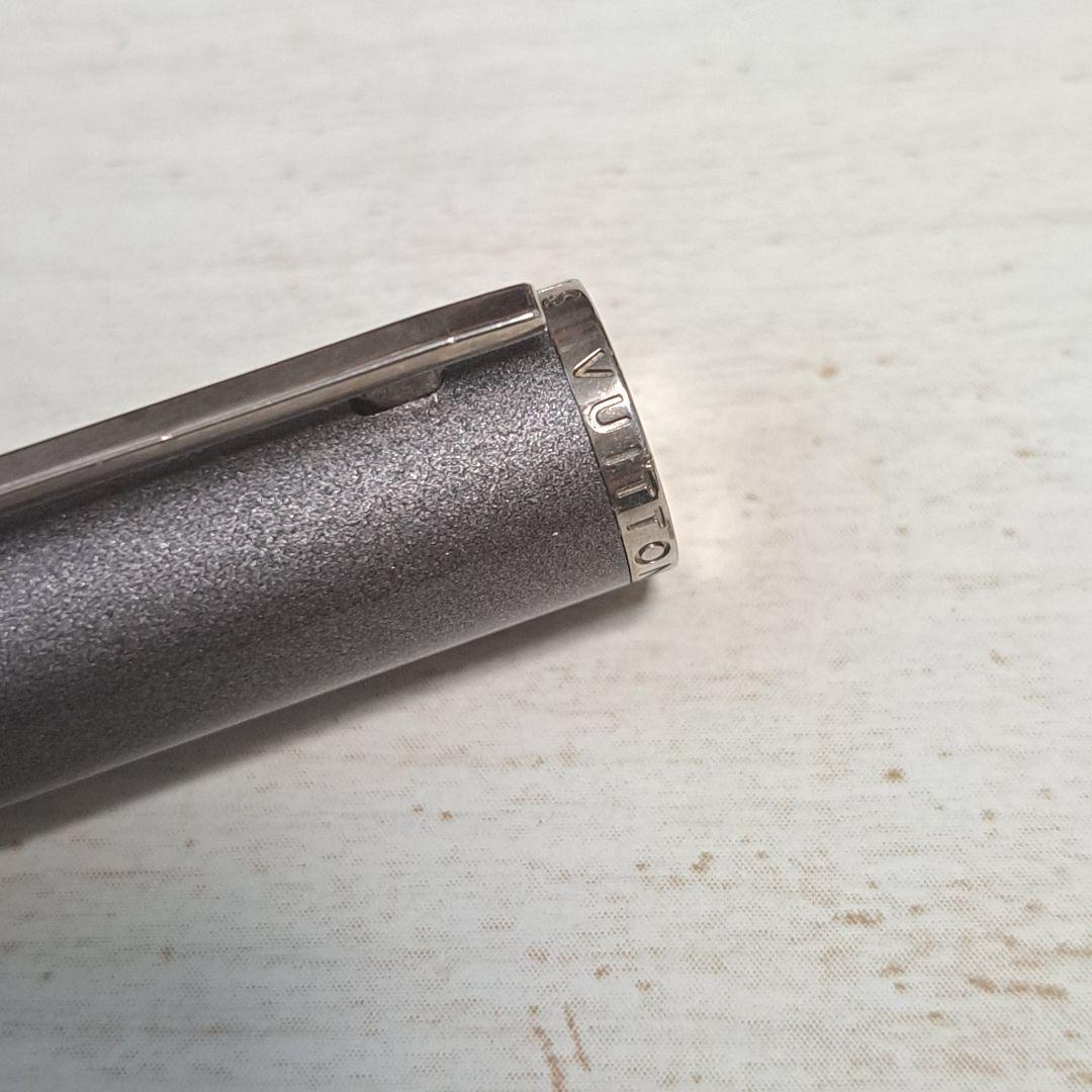 Louis Vuitton ボールペン ジェット リーニュ グレー 回転式
