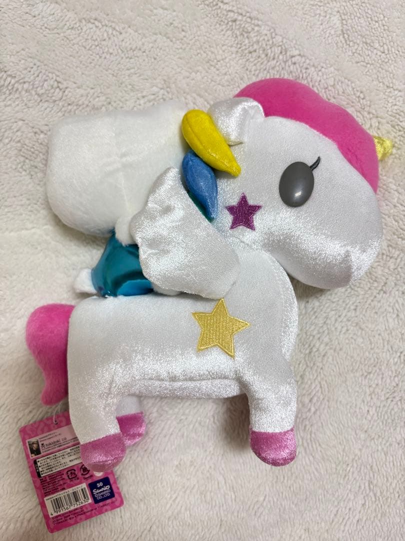 レア新品未使用タグ付き☆ハローキティ ユニコーン ぬいぐるみtokidoki