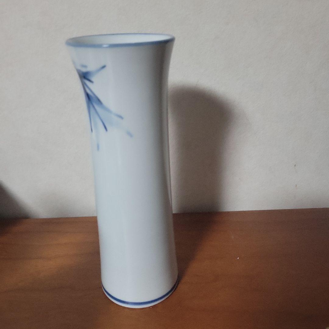 近藤潤造 青い竹模様の陶器花瓶 - メルカリ