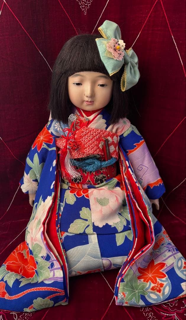 市松人形 樫村瑞観 自由人形 日本人形 和人形 ビスクドール
