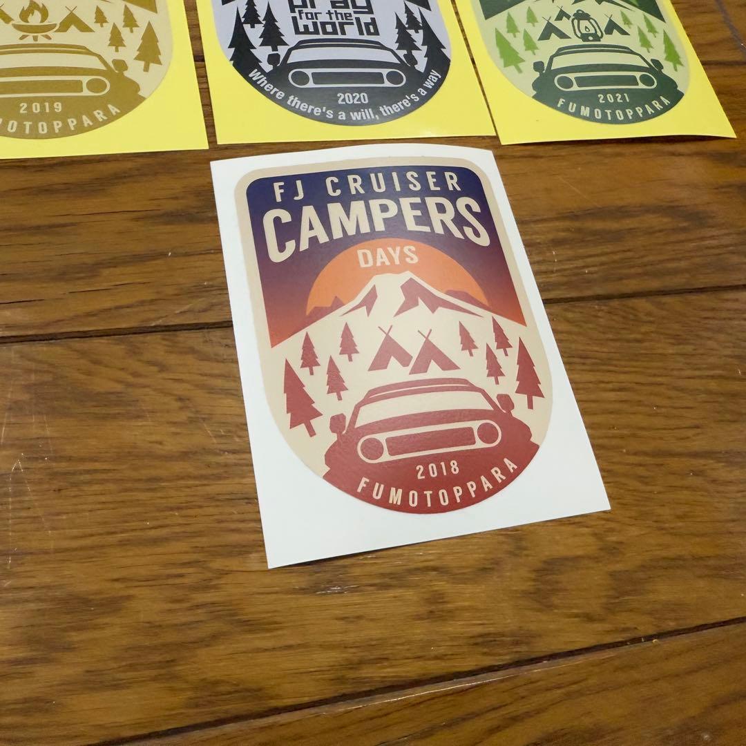 FJ CRUISER CAMPERS DAYS ステッカー 7枚セット