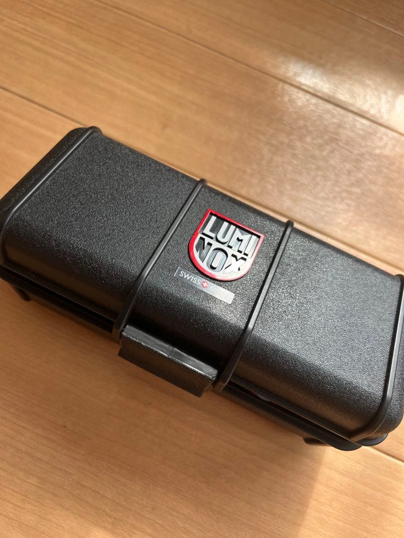 Luminox ブラックダイアル ラバーベルト 時計