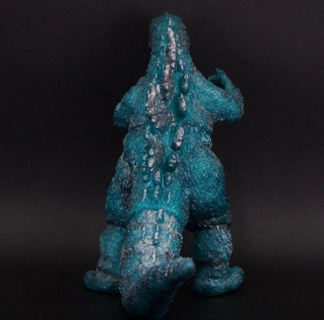 ソフビ　てんつく工芸　ゴジラ(1974) ソフビキット/サファイアブルー