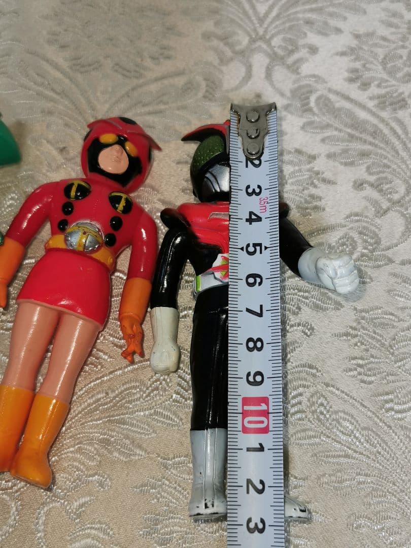 ポピー 仮面ライダー タックル　ストロンガー アマゾン　ソフビ 　3個セット