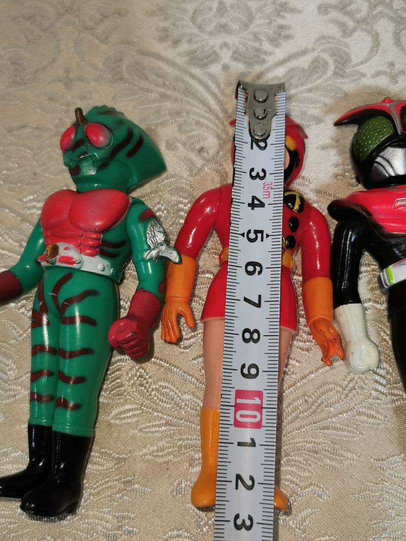 ポピー 仮面ライダー タックル　ストロンガー アマゾン　ソフビ 　3個セット