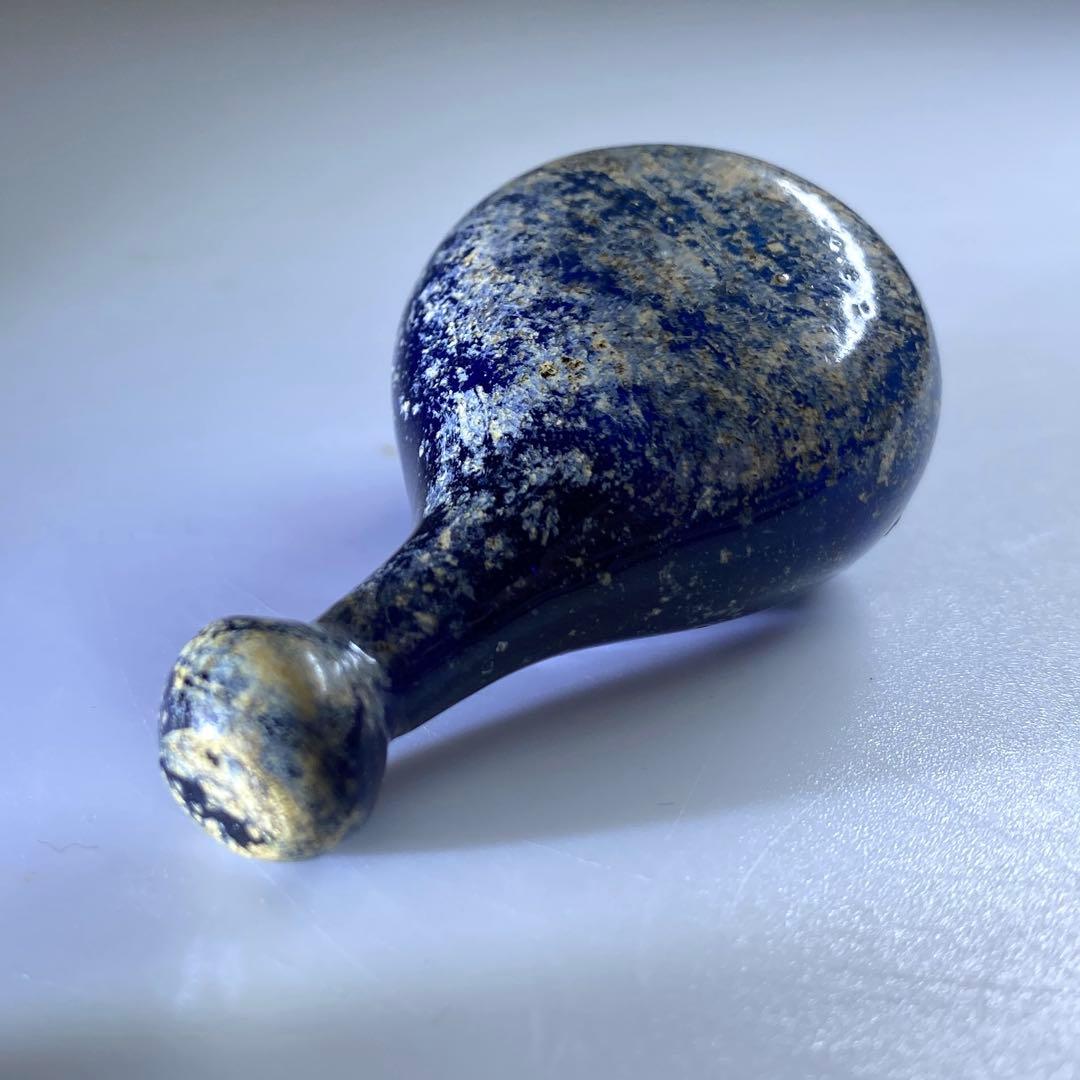 古代ローマングラス 銀化涙壺 縦約5.8㎝ 東Y7-0402☆2F - メルカリ