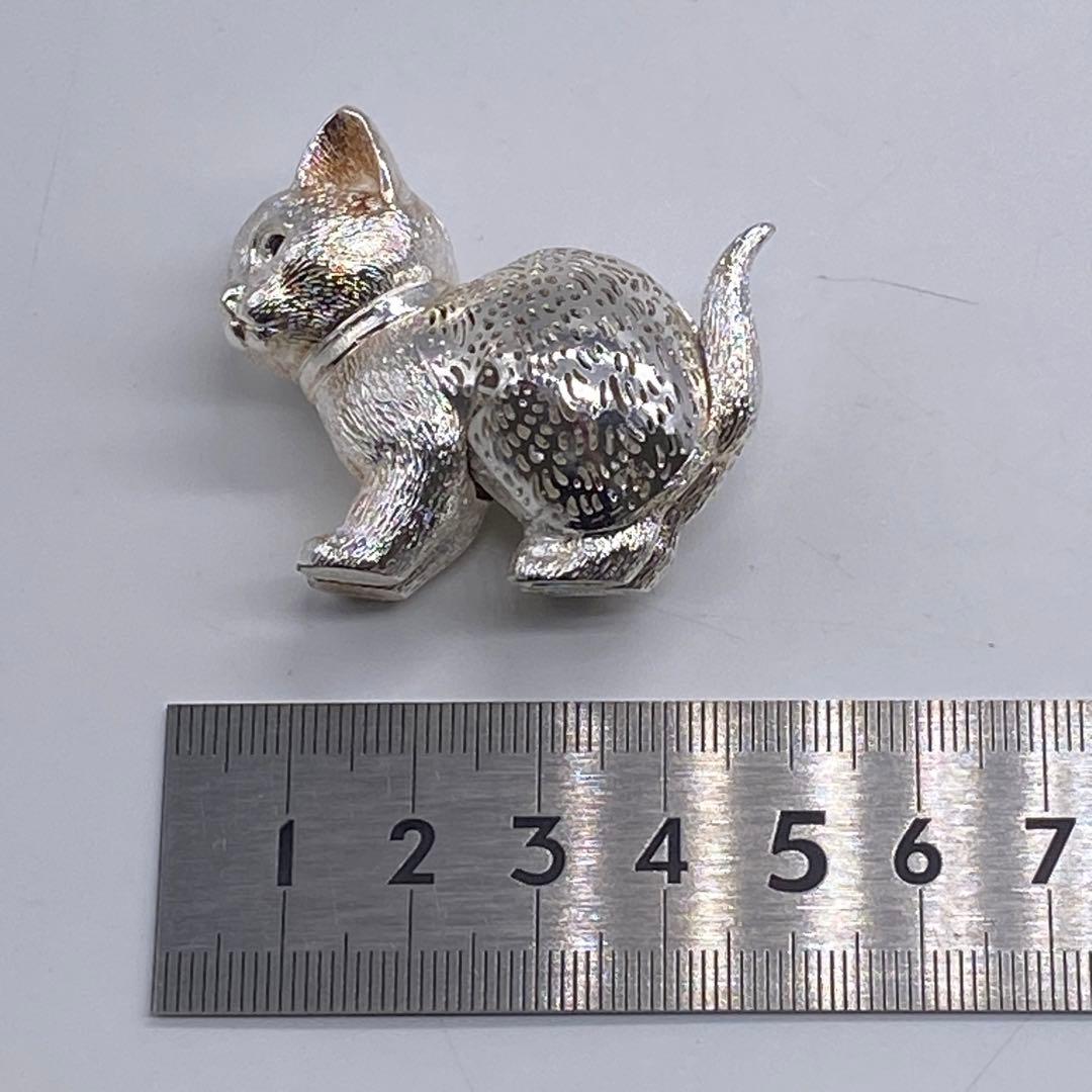 クリストフル 置物 猫 ネコ シルバー リュミエール コレクション no.96