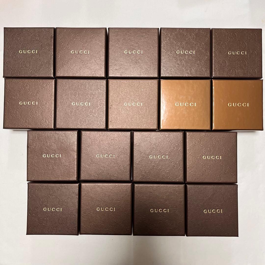 グッチ アクセサリーケース 保存袋 空箱 18個セット まとめ売り