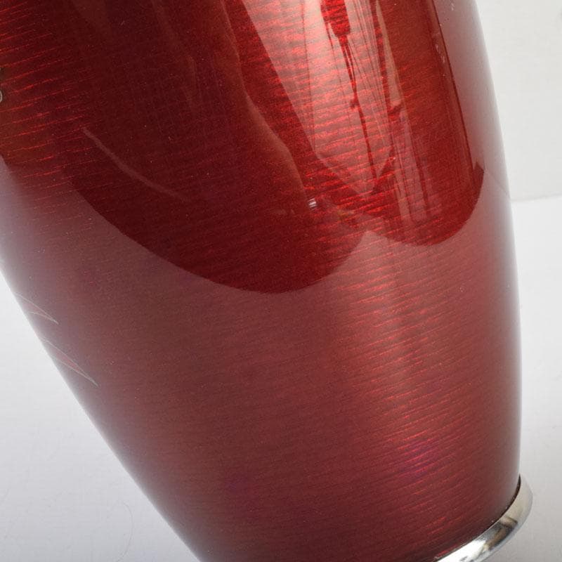 七宝焼 四君子文 花瓶 時代箱 V 9058