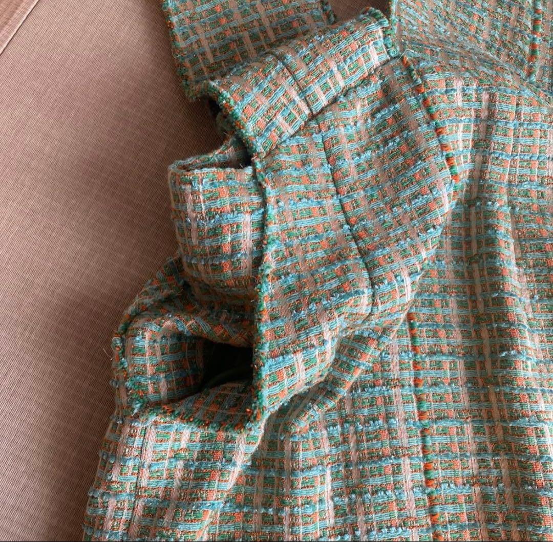 トゥモローランド ミックスツイード ジャンパースカート ワンピース ボールジィー