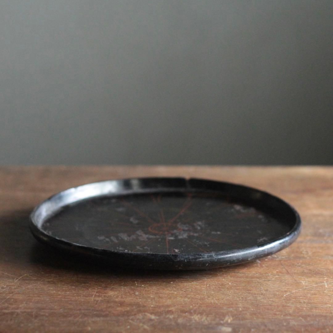 朽木塗 盆 朽木盆 No.3 古美術 古道具 アンティーク 枯れ盆 やつれ盆