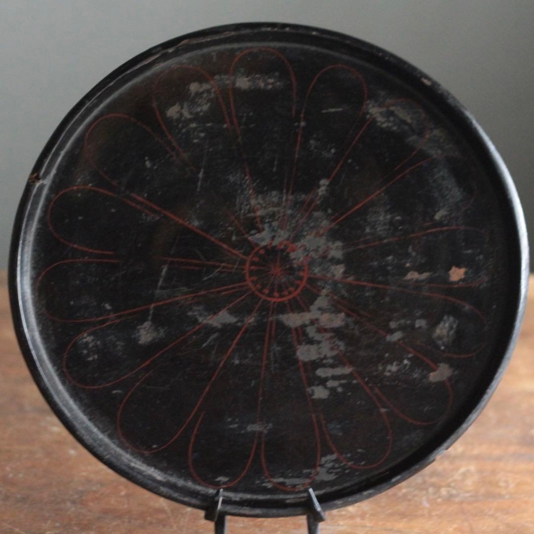 朽木塗 盆 朽木盆 No.3 古美術 古道具 アンティーク 枯れ盆 やつれ盆