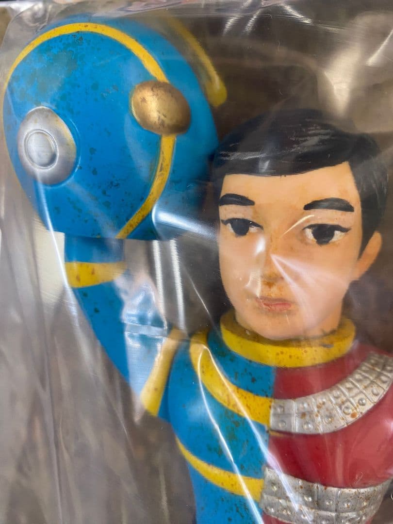 人造人間・キカイダー ソフビ人形 25cm 当時物風