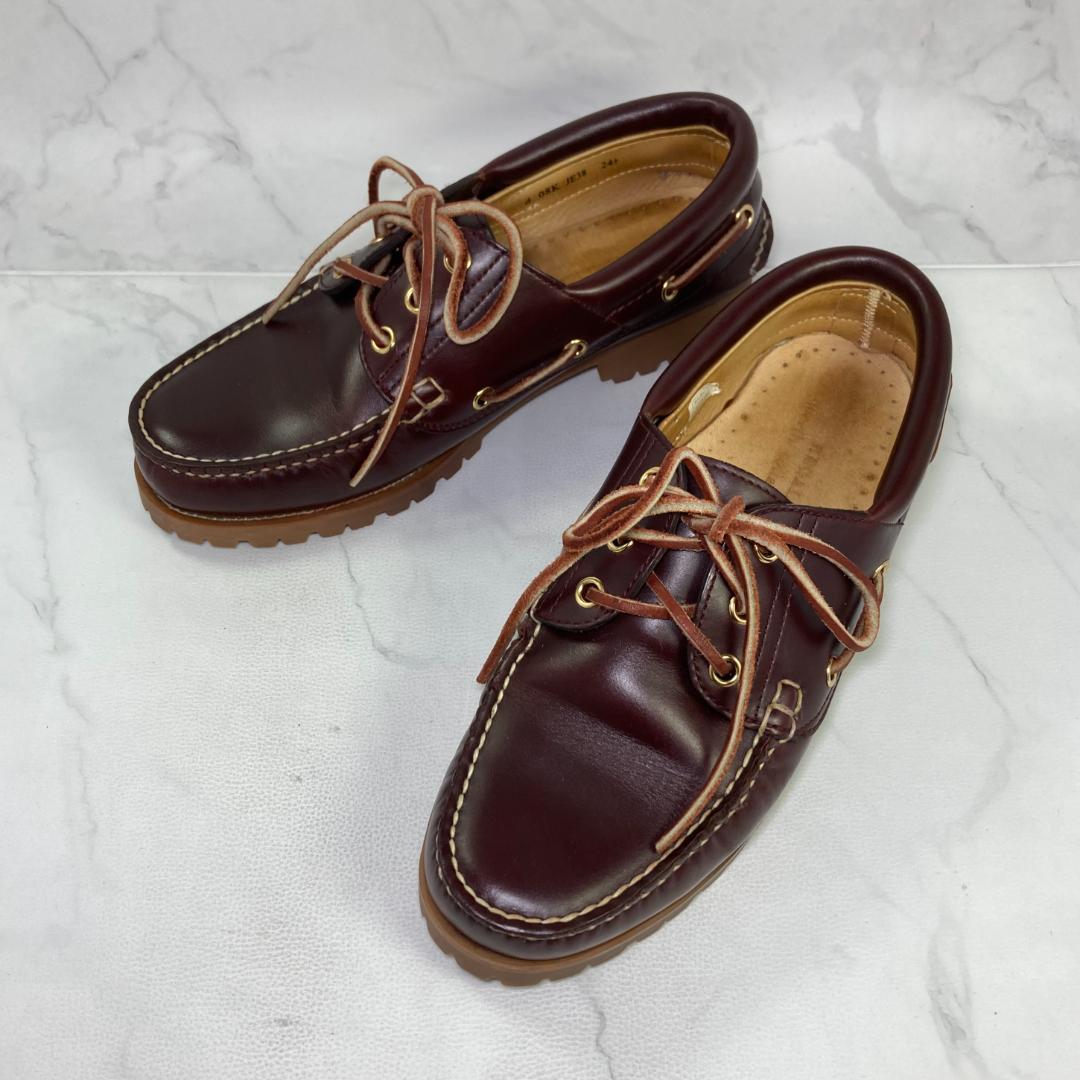 【美品】REGAL JE38 デッキシューズ 24.5㎝ ブラウン