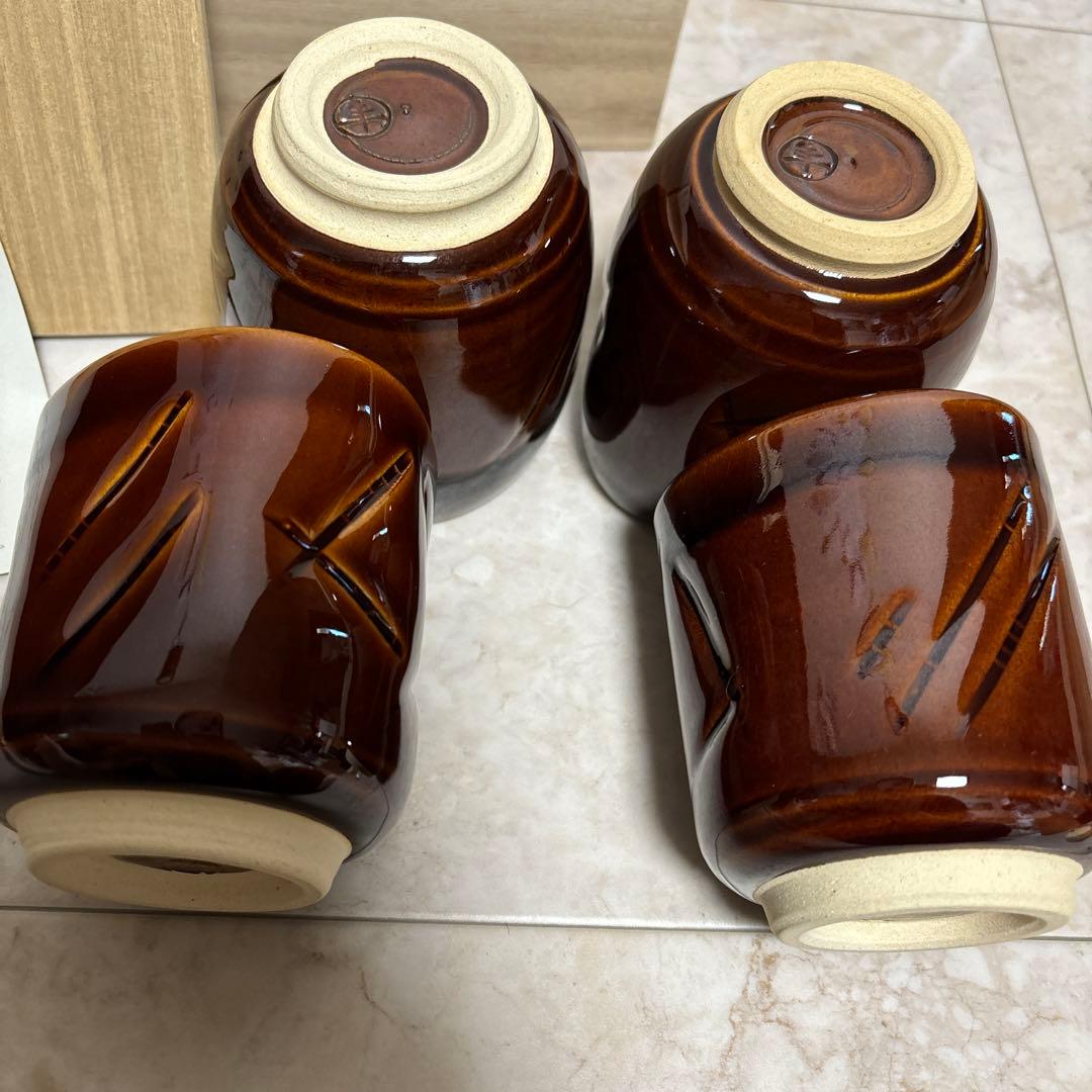 u*6様 大樋焼 湯呑み 十代大樋長左衛門（年雄）作