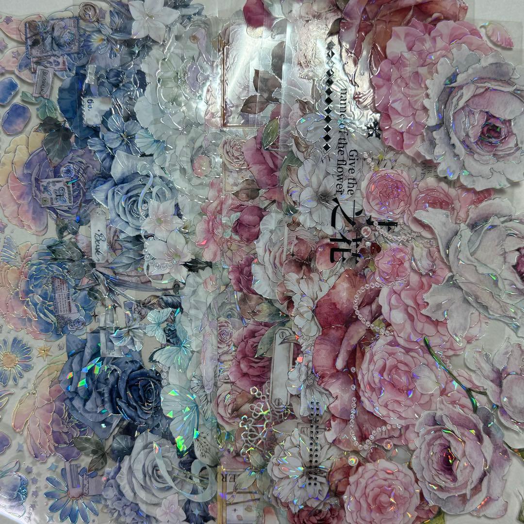 海外マステ フラワー系 切り売り 30枚 ⑩ - メルカリ