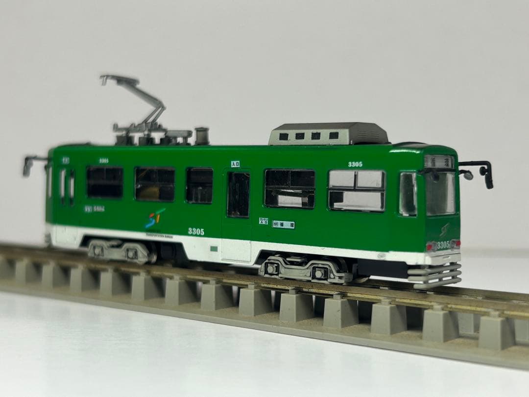 フジミ模型 札幌市電 3300形 N化完成品