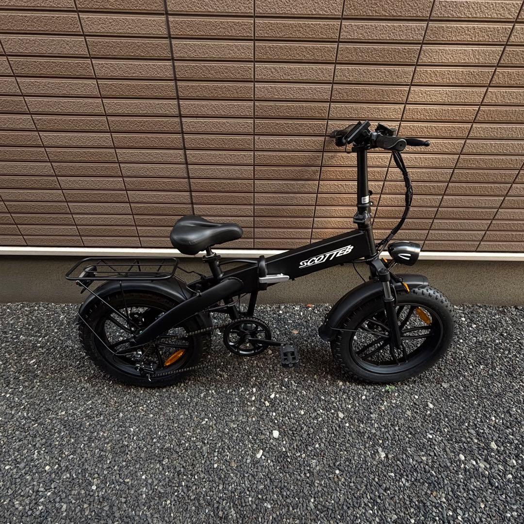 SCOTTEB 電動アシスト自転車 ブラック