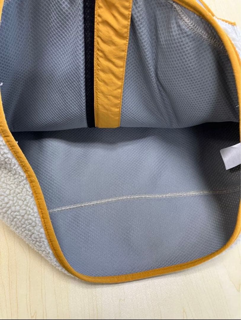 パタゴニア クラシックレトロX フリースベスト Mサイズ　クリーム/イエロー