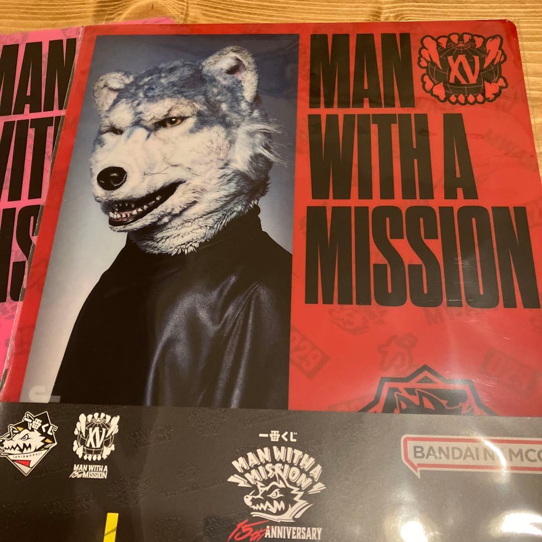 一番くじ マンウィズアミッション I賞 クリアファイル ステッカー