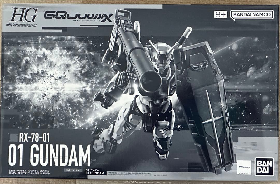 01ガンダム [GQuuuuuuX] HG GQuuuuuuX（ジークアクス）」「EXPO2025 RX-78F00/E ガンダム（EX