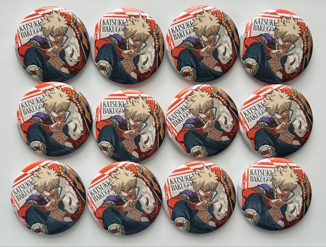 ヒロアカ 爆豪勝己 十傑 缶バッジ 17個セット