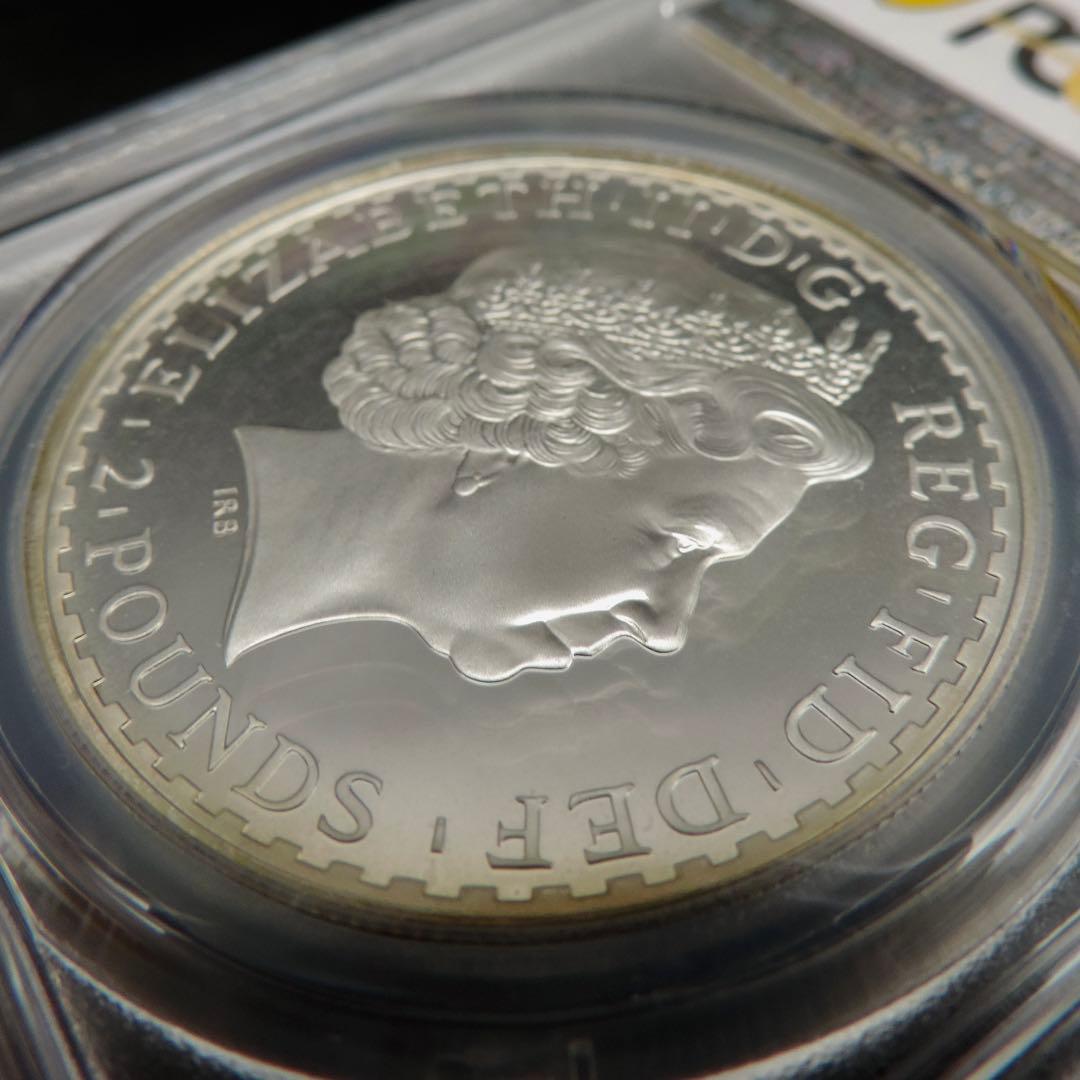 2008年 イギリス ブリタニア銀貨 PCGS PR69DCAM #94