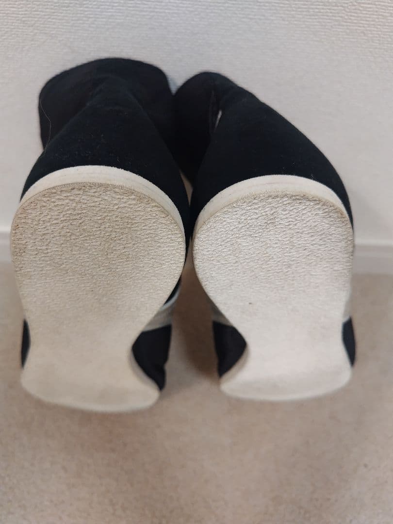 【極美品】ミズノ ボクシングシューズ　ブラック/シルバー　25.5cm