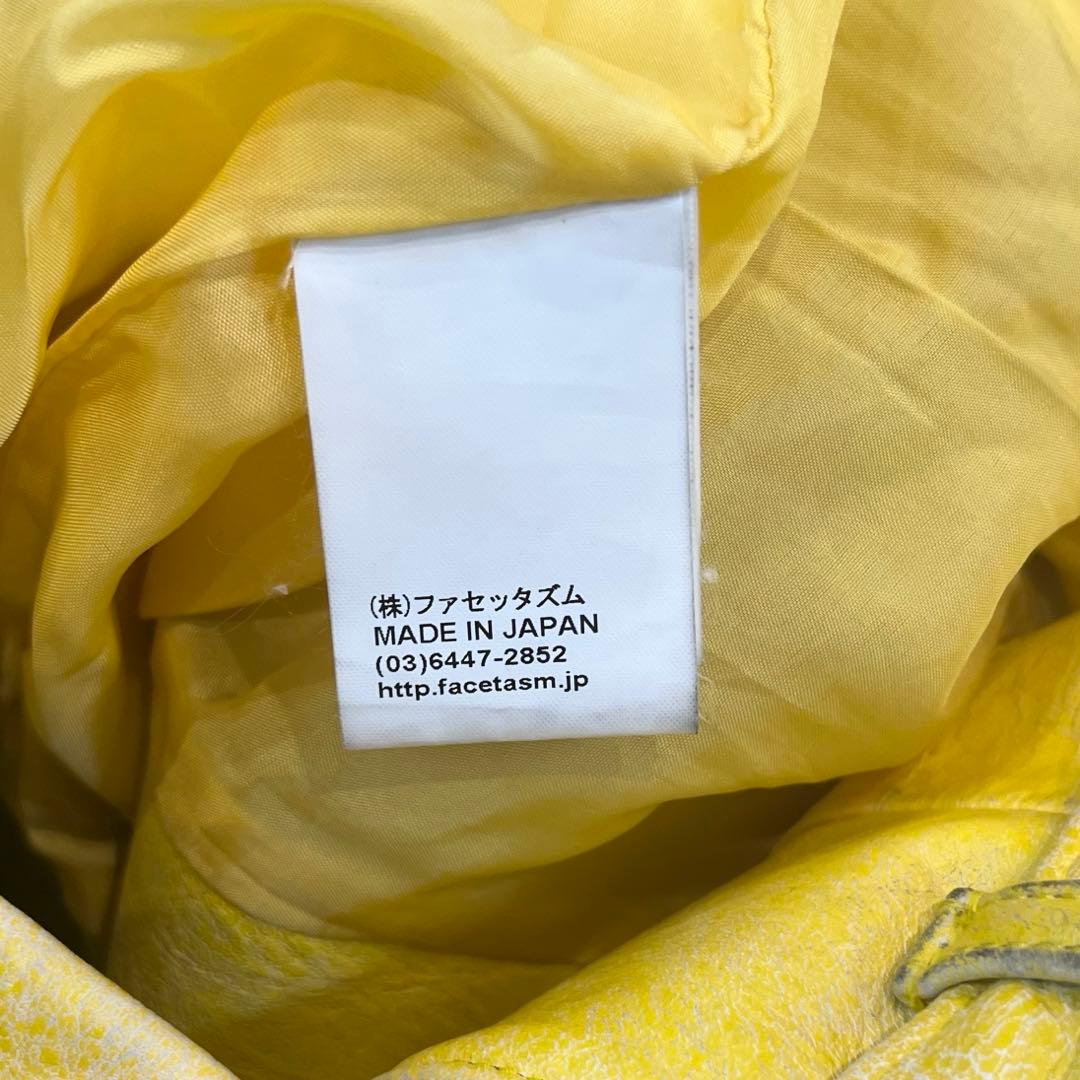 FACETASM 17SS レザースカート　ライダーススカート