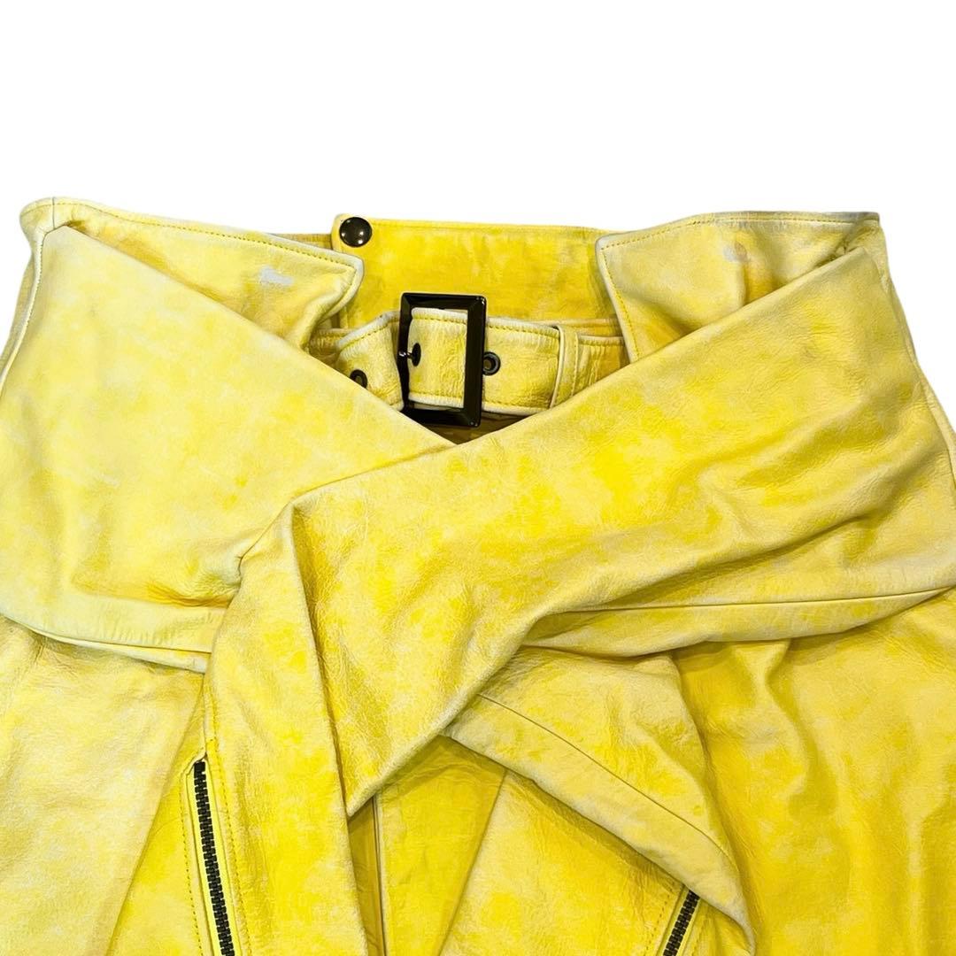 FACETASM 17SS レザースカート　ライダーススカート