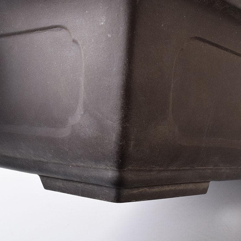 常滑焼　山晃造　植木鉢　盆栽鉢　四方鉢　N　7751C